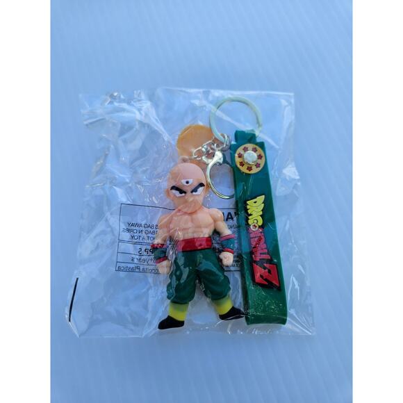 Dragon Ball Z Keychain – Tien Shinhan w/ 6-Star Dragon Ball & Logo Strap - Picture 3 of 4
